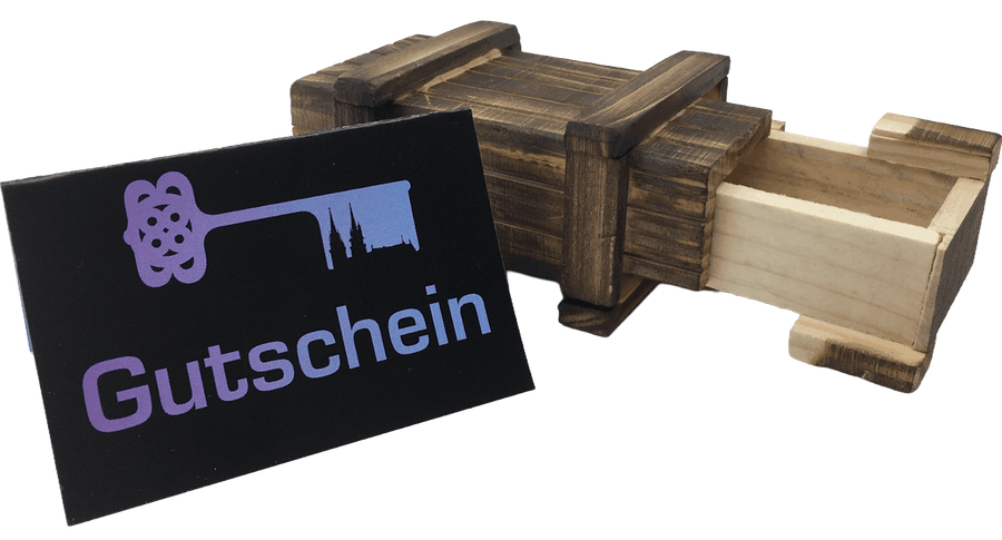 Handcrafted puzzle box with a Ludoverse voucher
